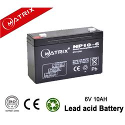 UPS 10AH 6V Lead Acid Battery Manufacturers High Discharge Rate
