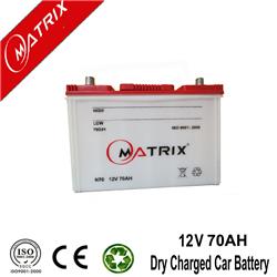 Auto Dry Charged Battery / 12v 70AH Lead Acid Batteries
