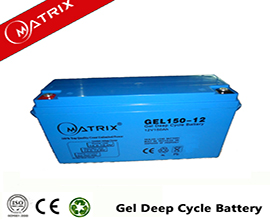 New Design Blue Color Gel Deep Cycle Battery with Top Quality 12V 150Ah 